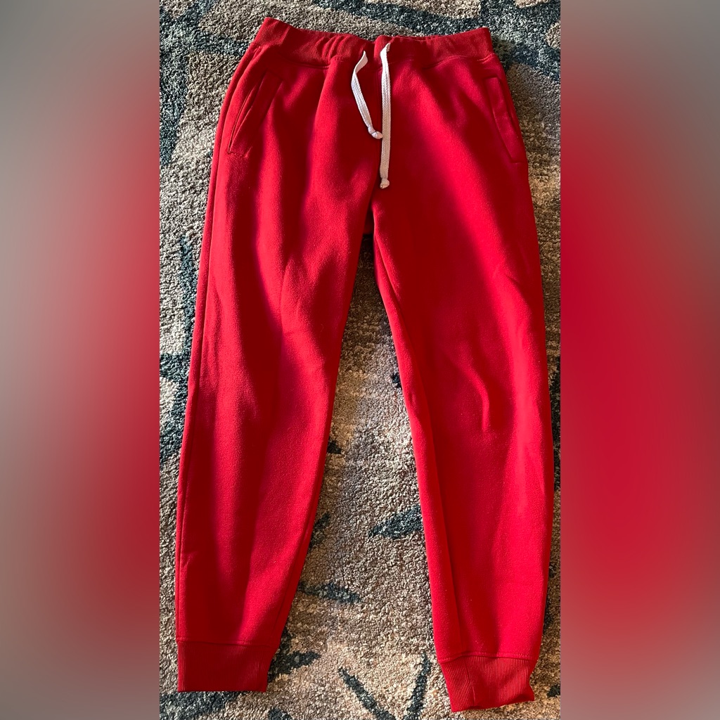 Previously Loved Mens Red Sweatpants